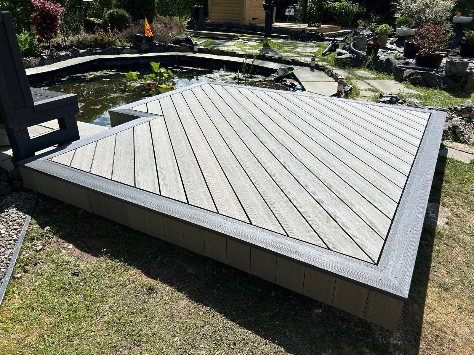 Decking installation project 26 in Scotland - Professional decking by Glenhaus Garden Rooms